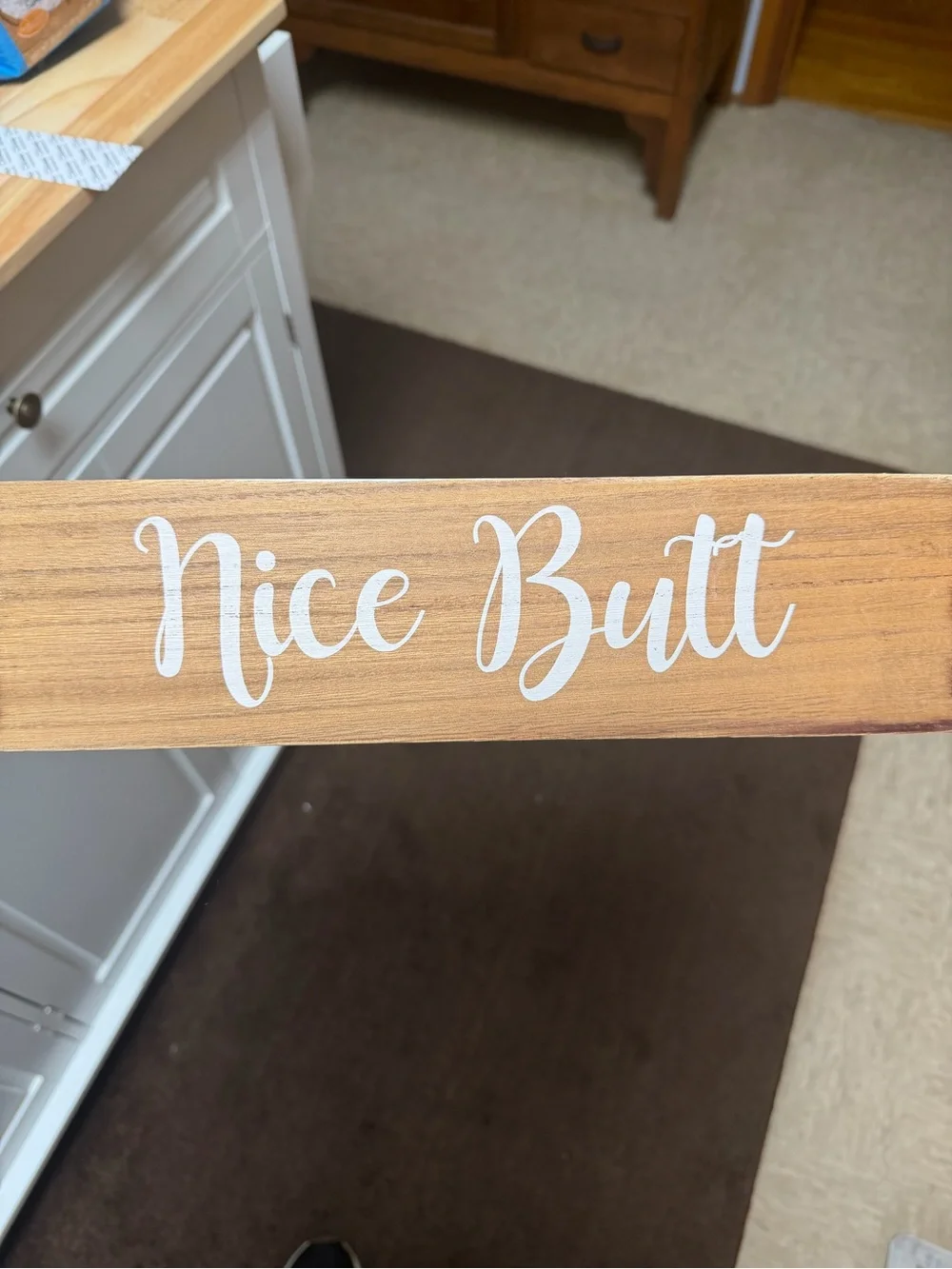 Wooden Crate Sign 